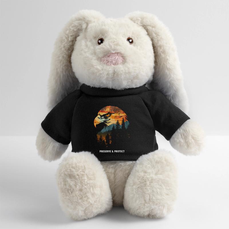 Preserve & Protect Bald Eagle Eagle Bird MiniFeet® RecycelHase® Bunny Cream