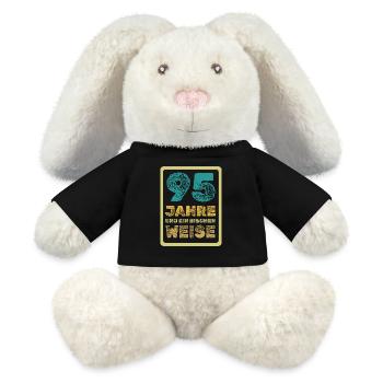 Proverb 95 - MiniFeet® RecycelHase® Bunny Cream - black - Front
