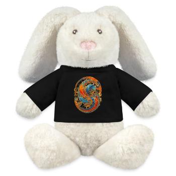 Ornament - MiniFeet® RecycelHase® Bunny Cream - black - Front