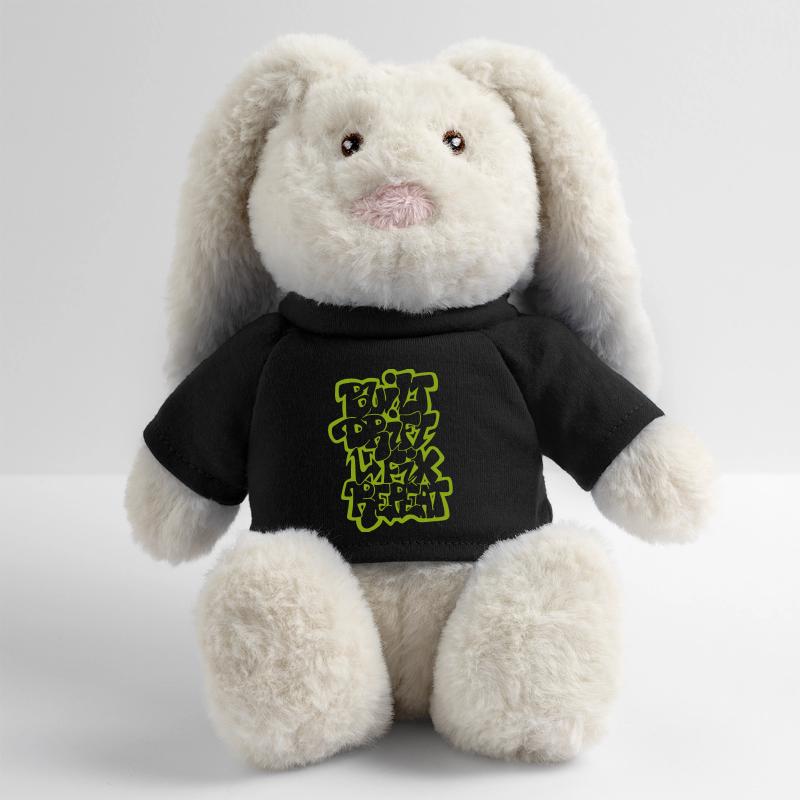 Dérivée construite Fix Repeat 02 Lapin en peluche recyclé MiniFeet® Crème