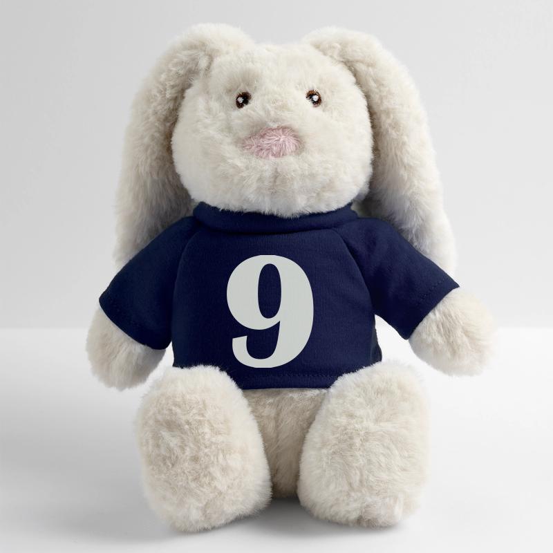 9 Lapin en peluche recyclé MiniFeet® Crème