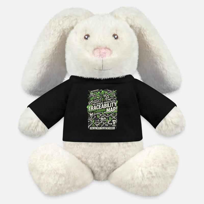 Traceability Map - MiniFeet® RecycelHase® Creme - Schwarz