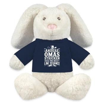 Line Dance Oma - MiniFeet® RecycelHase® Creme - French Navy - Vorne