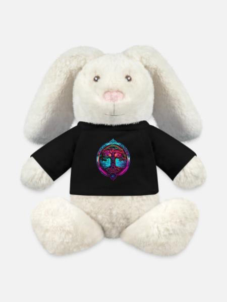 Yggdrasil - MiniFeet® RecycelHase® Creme - Schwarz
