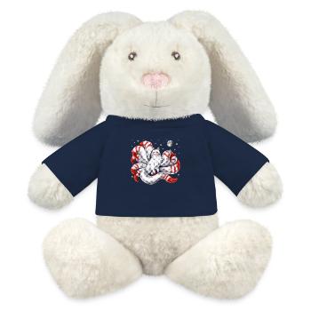 Japanischer Kitsune-Fuchs - MiniFeet® RecycelHase® Creme - French Navy - Vorne