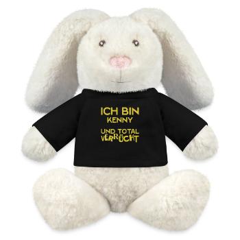 Kenny als Kenny - MiniFeet® RecycelHase® Creme - Schwarz - Vorne