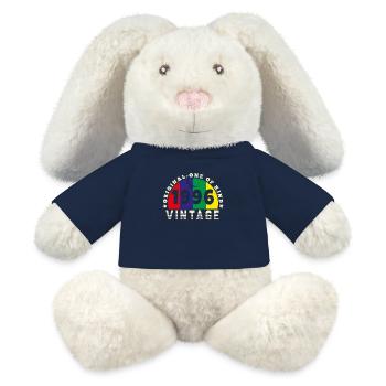 Vintage 1996 Retro - Bursdag - MiniFeet® RecycelHase® Bunny Cream - french navy - Front