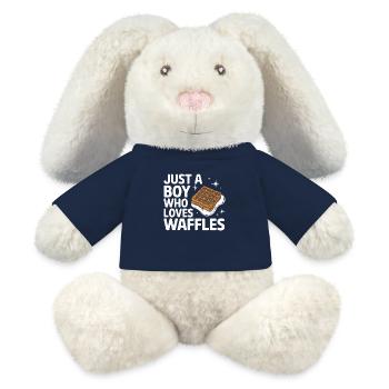 Waffles Breakfast Sweets - MiniFeet® RecycelHase® Bunny Cream - french navy - Front