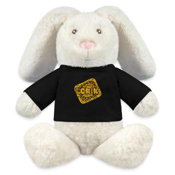 Lorik as Stardust - MiniFeet® RecycelHase® Bunny Cream - black - Front