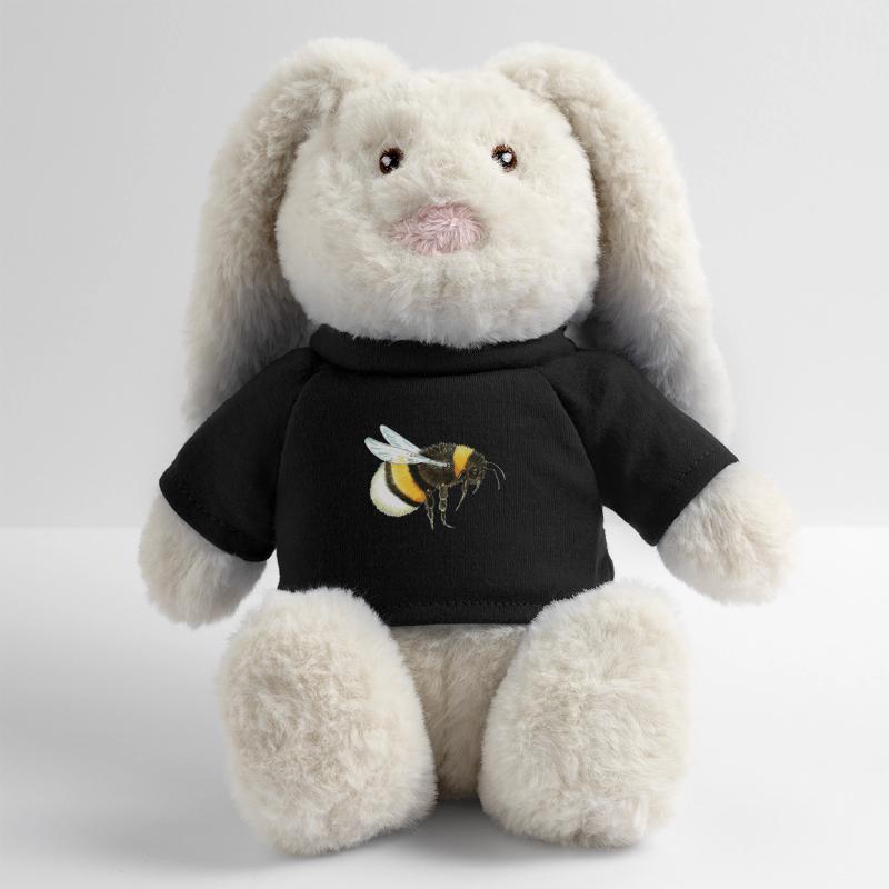 bourdon Lapin en peluche recyclé MiniFeet® Crème