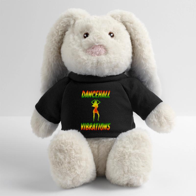 Dancehall Lapin en peluche recyclé MiniFeet® Crème