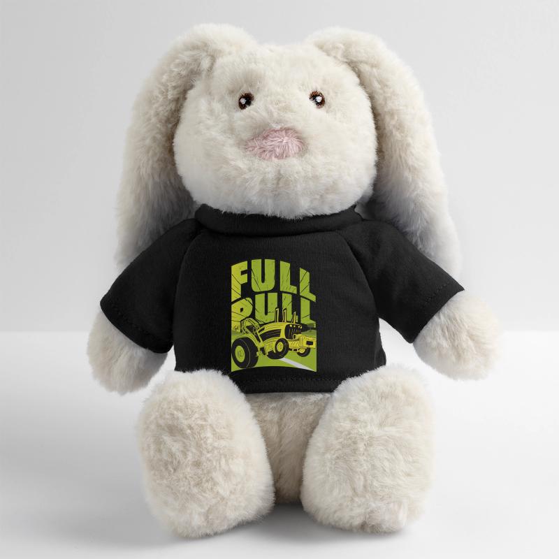 Tractor Pulling MiniFeet® RecycelHase® Bunny Cream