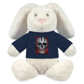 Life is an Illusion R6Z - MiniFeet® RecycelHase® Bunny Cream - french navy - Front