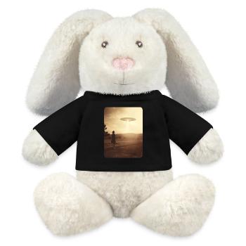 Believe - MiniFeet® RecycelHase® Bunny Cream - black - Front