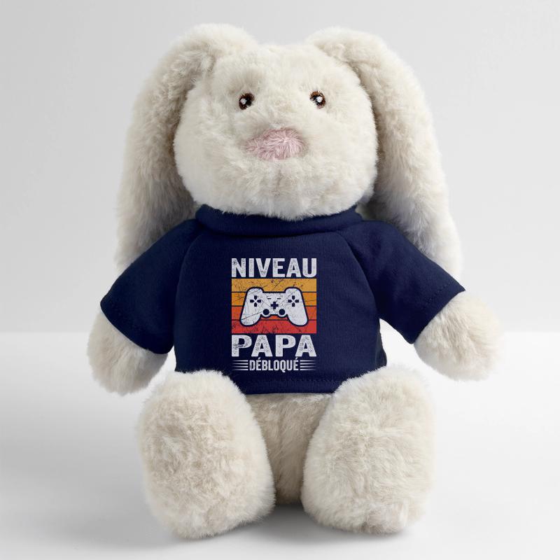 Dad Level Unlocked MiniFeet® RecycelHase® Bunny Cream