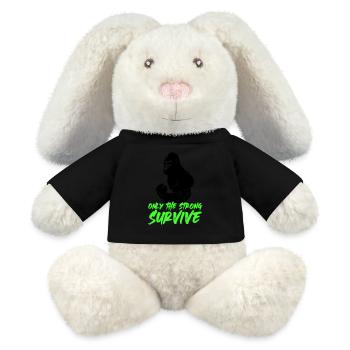 Gorilla Strong - MiniFeet® RecycelHase® Bunny Cream - black - Front