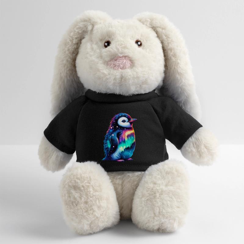 Aurora Borealis Pinguin MiniFeet® RecycelHase® Creme