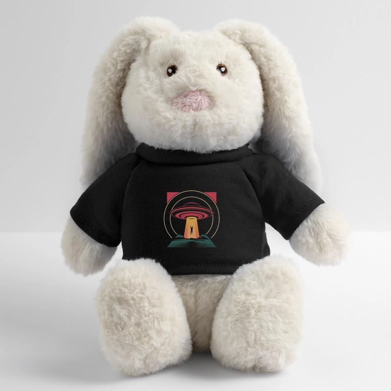 UFO hijacking in mysterious night MiniFeet® RecycelHase® Bunny Cream