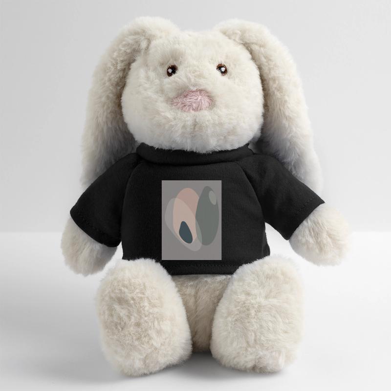 Affiche Geo Abst 2 Lapin en peluche recyclé MiniFeet® Crème