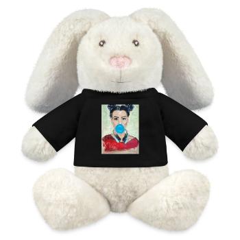 Bubble Fun - MiniFeet® RecycelHase® Creme - Schwarz - Vorne
