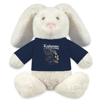 Majesté en fusion - Lapin en peluche recyclé MiniFeet® Crème - bleu marine - Devant