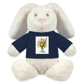 Ein Glas voller Freude - MiniFeet® RecycelHase® Creme - French Navy - Vorne