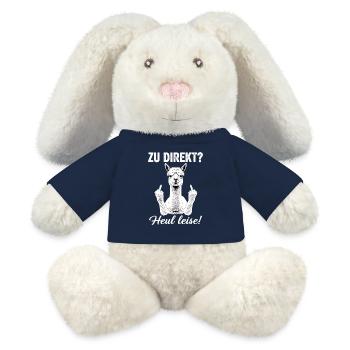 Direct alpaca announcement - MiniFeet® RecycelHase® Bunny Cream - french navy - Front