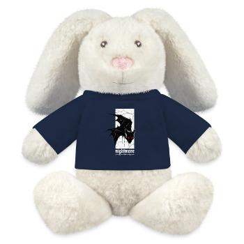 Nightmare Bat – Gothic Horror Vampir Kreatur Kunst - MiniFeet® RecycelHase® Creme - French Navy - Vorne