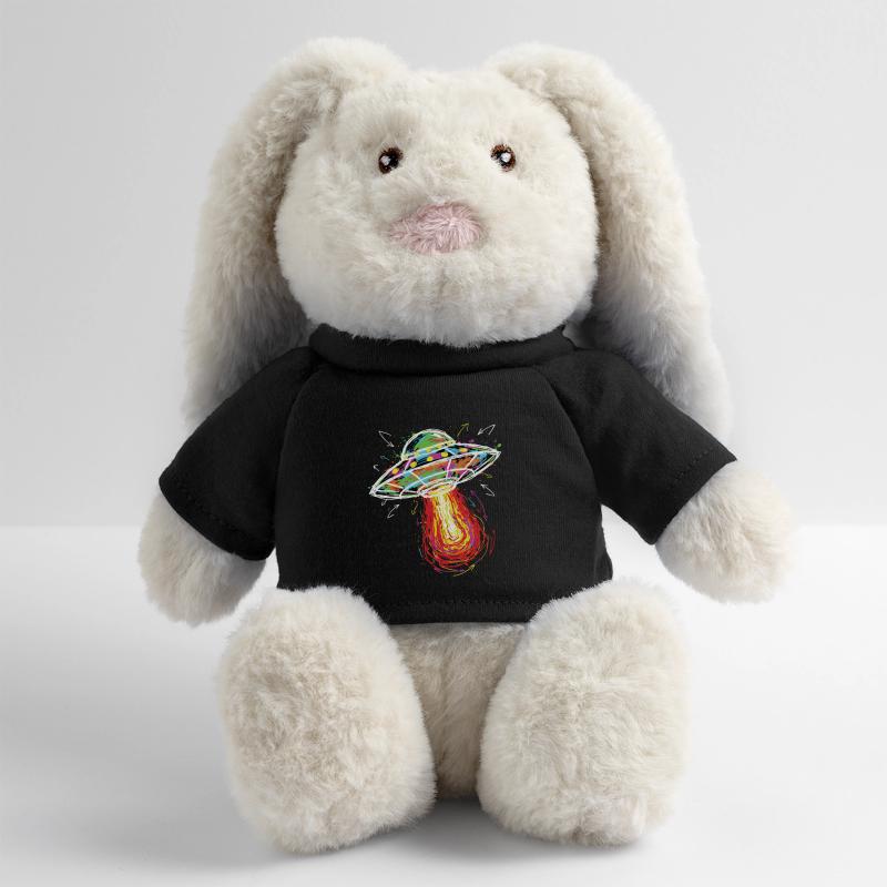 UFO Space Scribble Scribble Color MiniFeet® RecycelHase® Bunny Cream