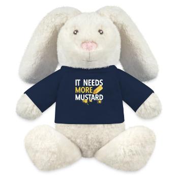 Senf Mustard - MiniFeet® RecycelHase® Bunny Cream - french navy - Front