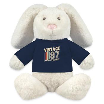 1987 - MiniFeet® RecycelHase® Bunny Cream - french navy - Front