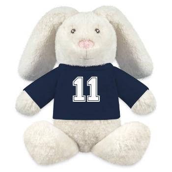 11 - MiniFeet® RecycelHase® Creme - French Navy - Vorne