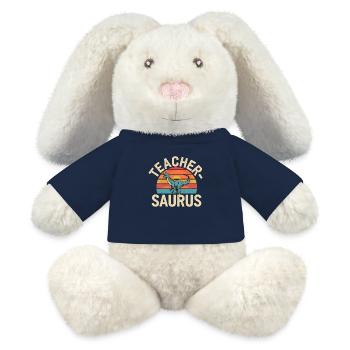 Teacher-saurus 16 - MiniFeet® RecycelHase® Creme - French Navy - Vorne