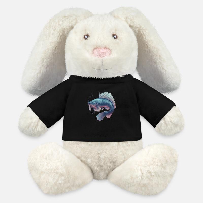 Fantasy Fish - MiniFeet® RecycelHase® Bunny Cream - black