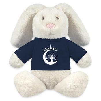 Weißer Mondbaum - MiniFeet® RecycelHase® Creme - French Navy - Vorne
