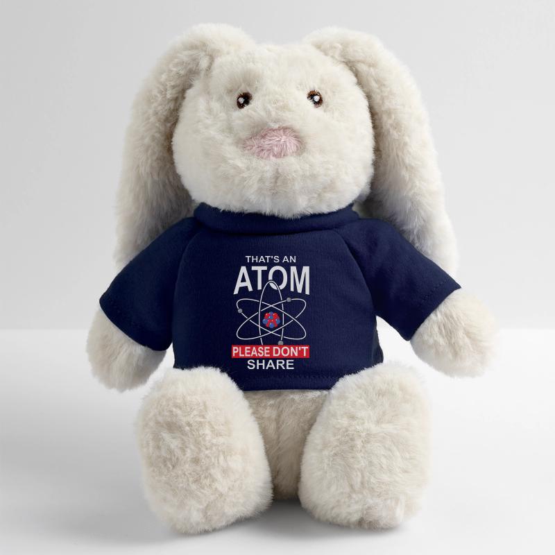Das ist ein Atom Bitte nicht teilen, Geschenk MiniFeet® RecycelHase® Creme