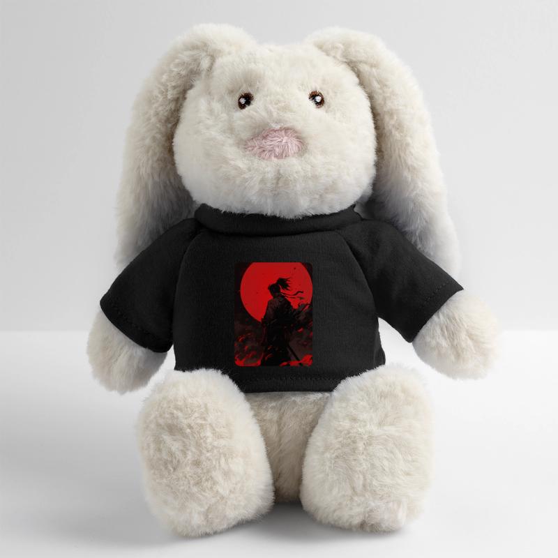 Blood Moon Samurai MiniFeet® RecycelHase® Bunny Cream