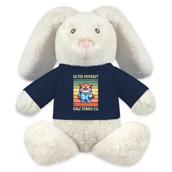 Eule Morgenmuffel - MiniFeet® RecycelHase® Creme - French Navy - Vorne