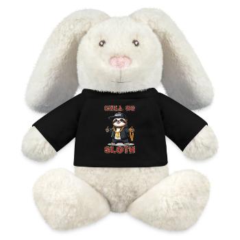 Chill OG Sloth - MiniFeet® RecycelHase® Creme - Schwarz - Vorne