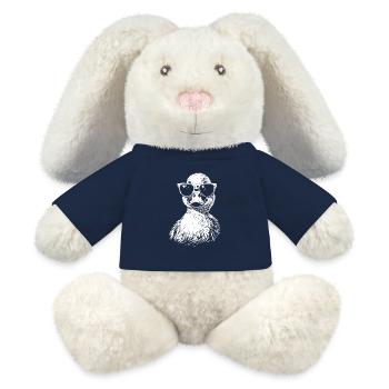 Cool Duck Lunettes de soleil Été Graphique - Lapin en peluche recyclé MiniFeet® Crème - bleu marine - Devant