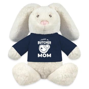 Nur eine Metzger Mutter - MiniFeet® RecycelHase® Creme - French Navy - Vorne