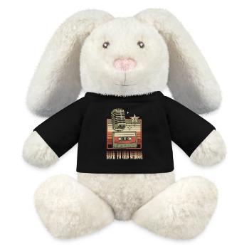 Back to Old School - MiniFeet® RecycelHase® Creme - Schwarz - Vorne