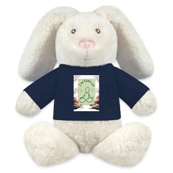 Greeting Flute - MiniFeet® RecycelHase® Bunny Cream - french navy - Front