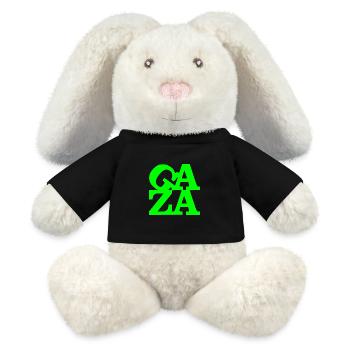 Gaza - MiniFeet® RecycelHase® Bunny Cream - black - Front
