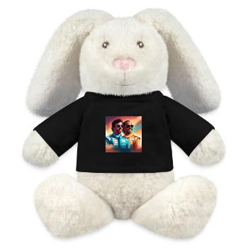 F1 AI interpretation - MiniFeet® RecycelHase® Bunny Cream - black - Front