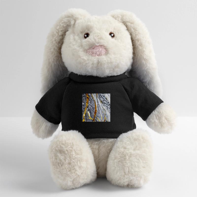 Marble Gold Texture MiniFeet® RecycelHase® Bunny Cream