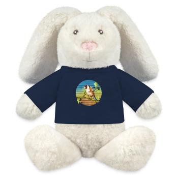 Bunter Vogel - MiniFeet® RecycelHase® Creme - French Navy - Vorne
