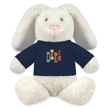 1932 Vintage Retro - MiniFeet® RecycelHase® Bunny Cream - french navy - Front