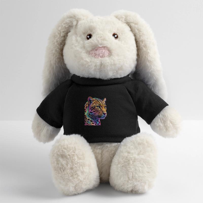 Léopard Lapin en peluche recyclé MiniFeet® Crème
