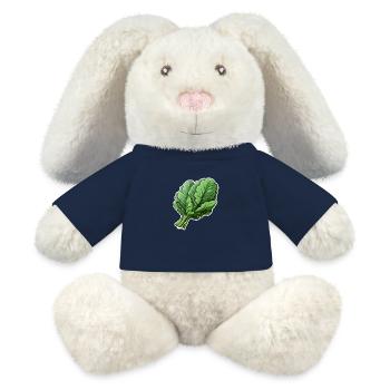 Spinat Bund - MiniFeet® RecycelHase® Creme - French Navy - Vorne